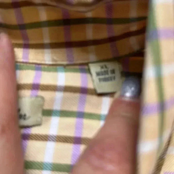 Peter Millar striped button down size XL - Picture 4 of 6